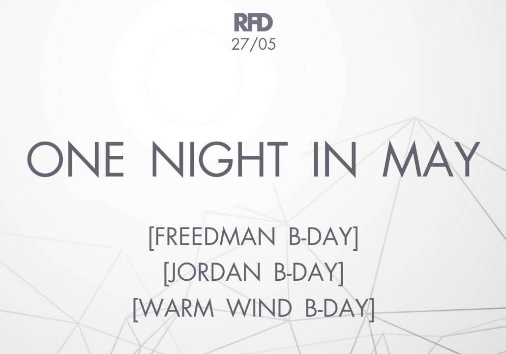 27 мая: One Night In May