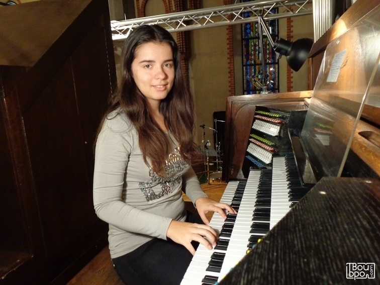 Мария Гаврилюк (орган) и Алексей  Жук  (труба) с программой «1000 и одна труба» 