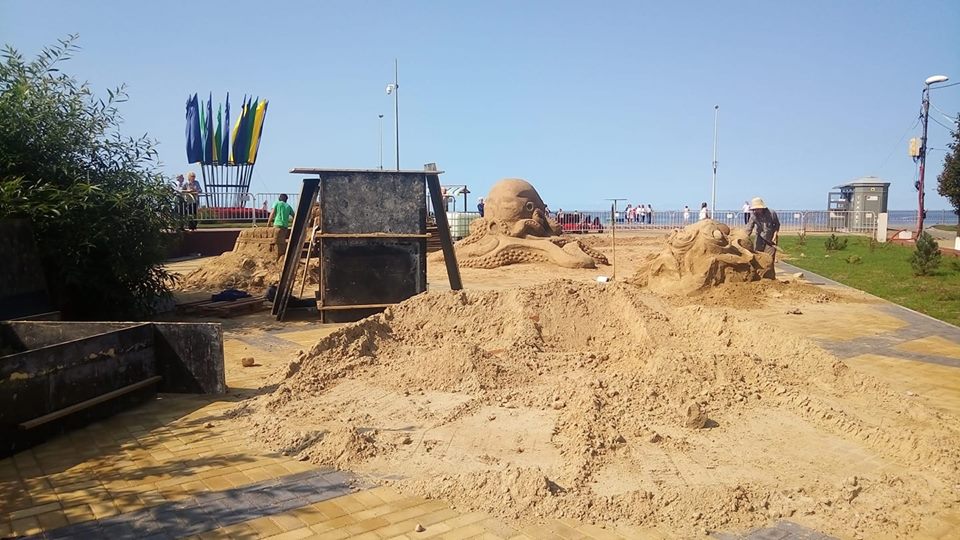 Фестиваль песочных скульптур: "Песок говорит"