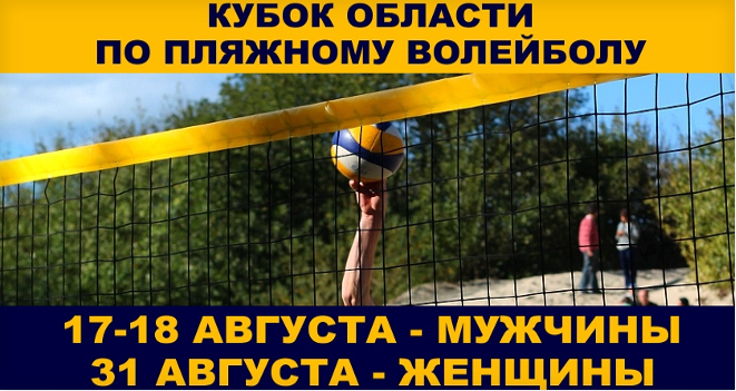 Кубок Калининградской области:  по пляжному волейболу