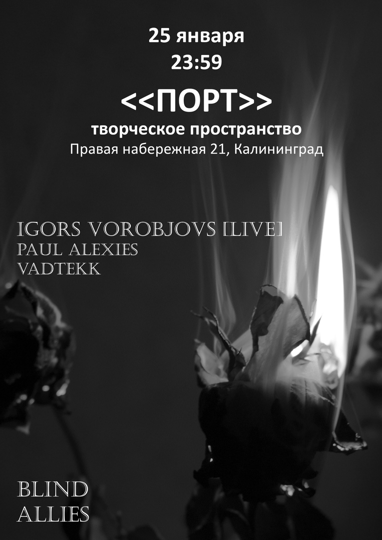 Концерт: Live Igors Vorobjovs (Blind Allies)