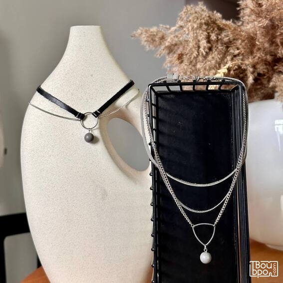 по чокерам из кожи, стали и бетона