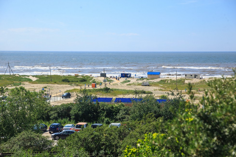 Как в Янтарном открывали лучший в России пляж Blue Flag 