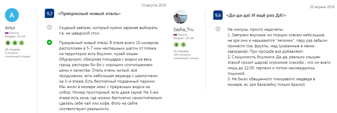 Сайт: 2doks.ru
Отзывы (слева лучший, справа худший): 