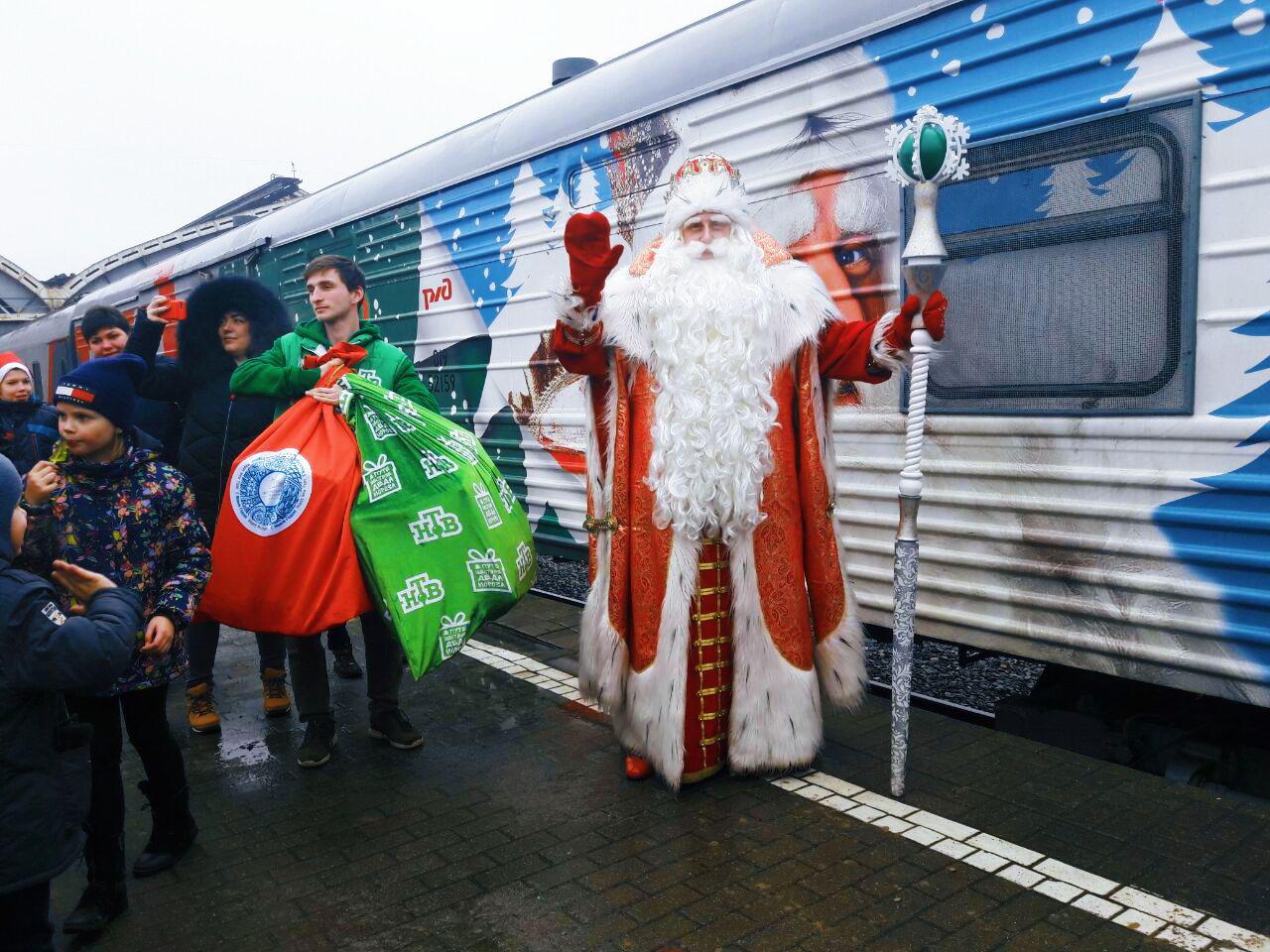 Дед Мороз из Великого Устюга уже в Калининграде и спешит на Новогоднюю ярмарку Street Food в рамках Новогоднего путешествия с Дедом Морозом НТВ! 