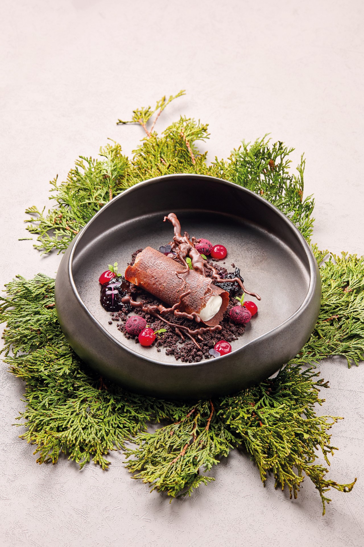 Десерт «Танцующий лес» 