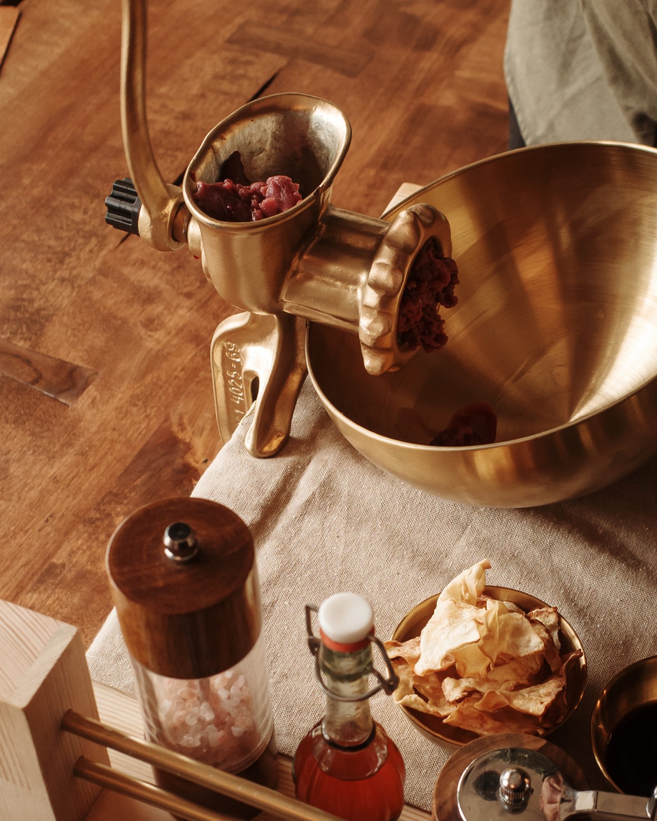 Тартар из местной оленины Фото №2