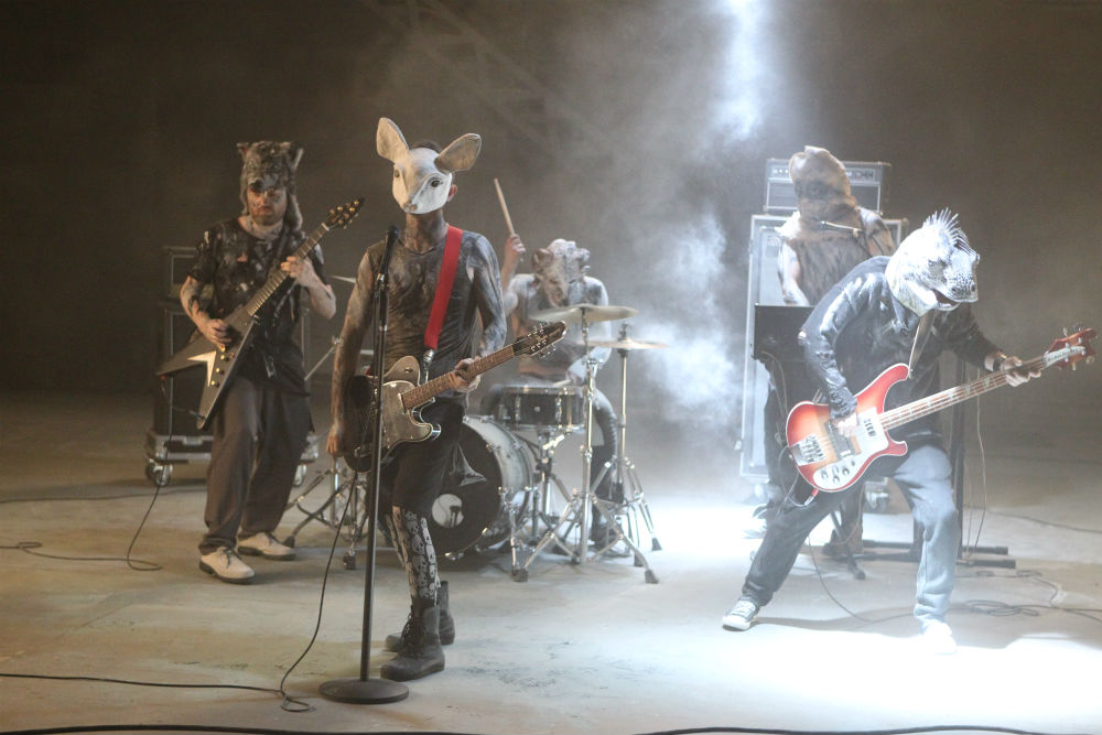 Группа «Звери» на съемках клипа на песню «Страха нет»Фото: 5