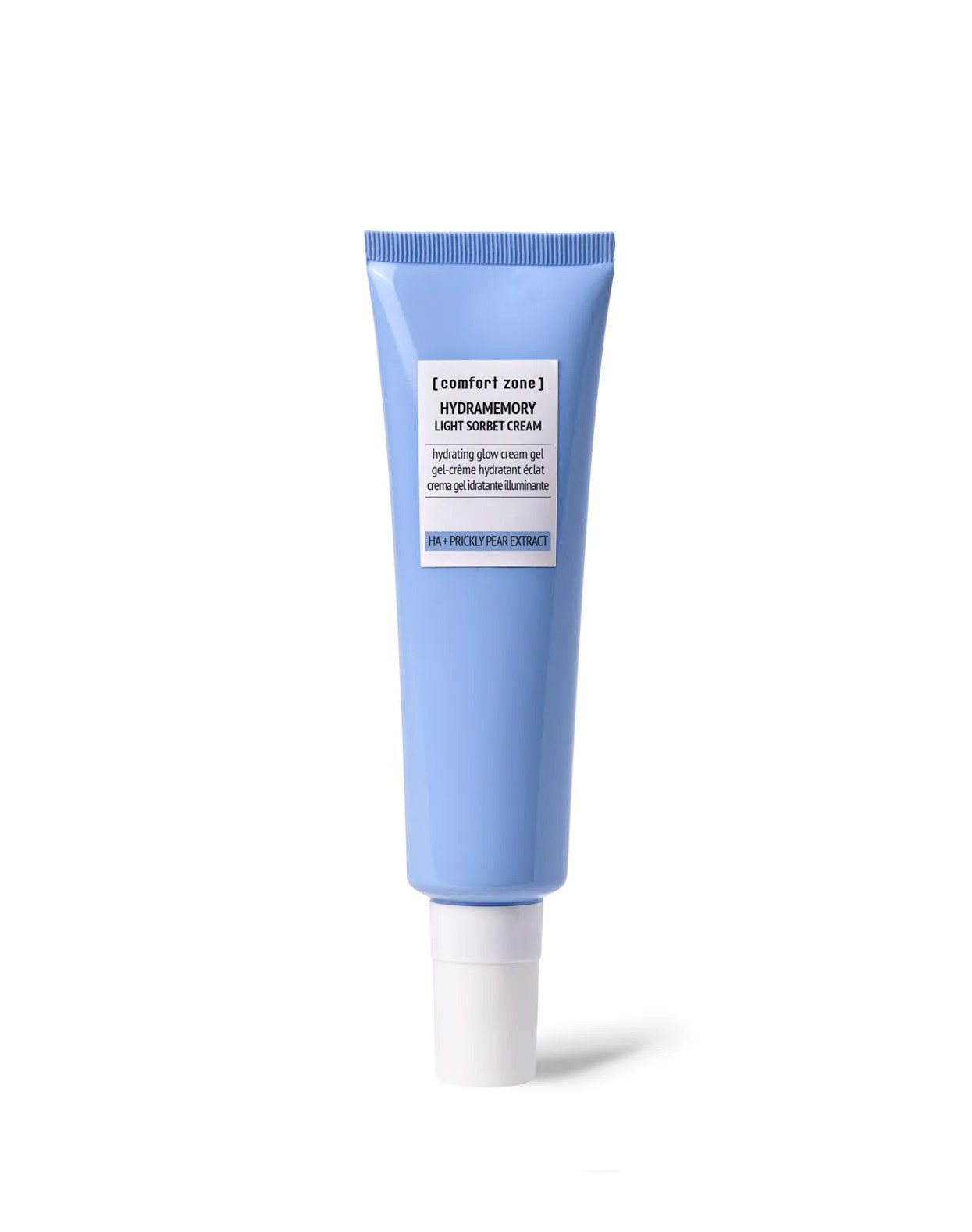 Лёгкий крем-сорбет Hydramemory с экстрактом опунции, макрогиалуроновой кислотой уменьшает испарение влаги из кожи и стимулирует способность её удерживать.Фото: 2