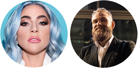 Леди Гага и Александр Быков