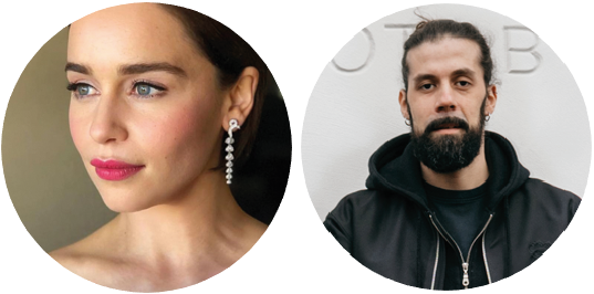 Эмилия Кларк и Дмитрий Скрябин