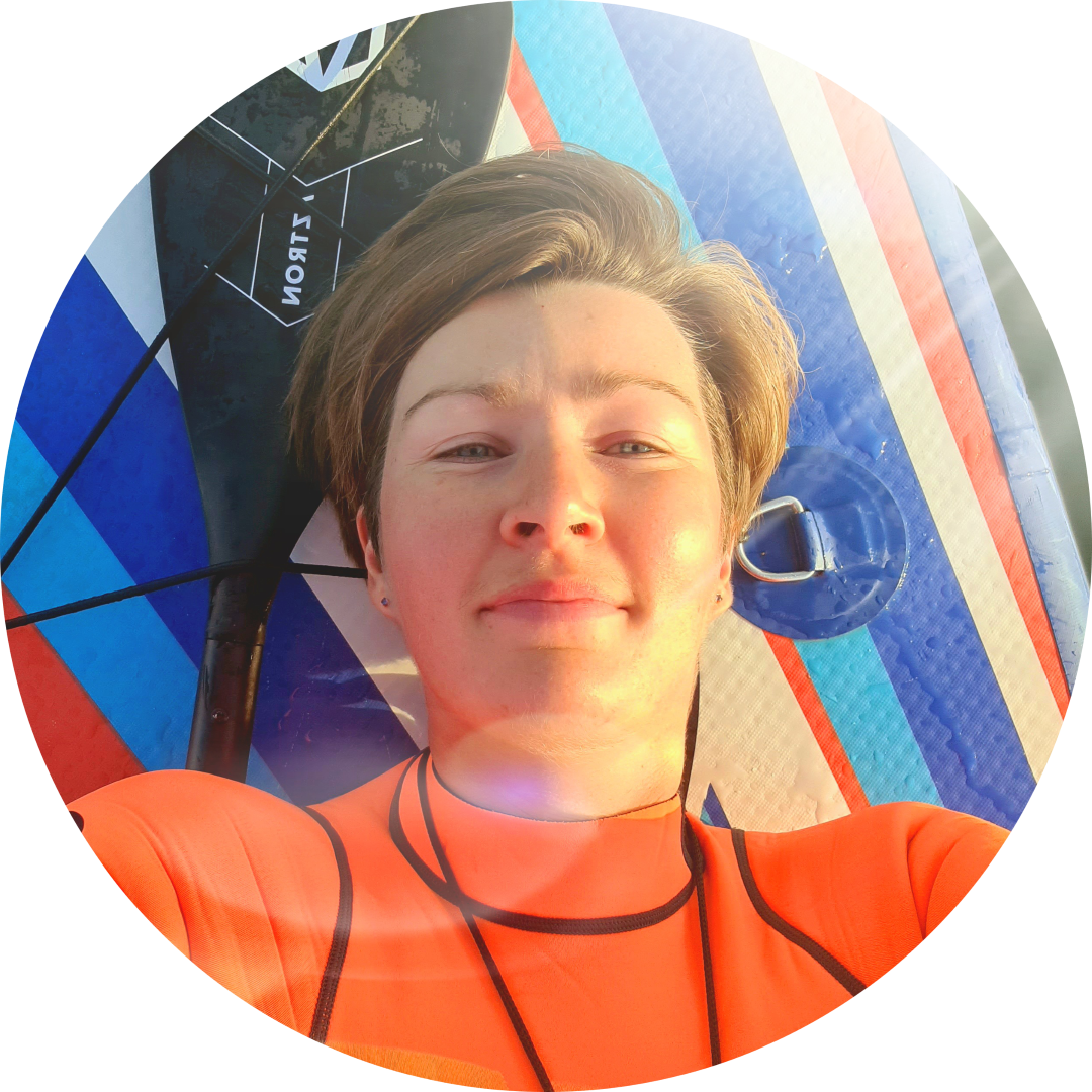 Анна Матвеева,основатель школы сёрфинга Baltic Sup &amp; Surf
