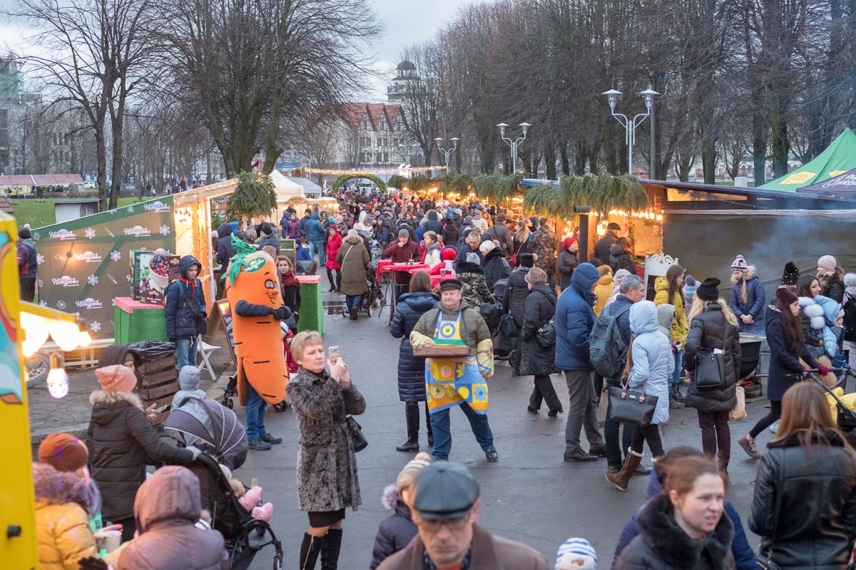 Как стартовала новогодняя ярмарка Kaliningrad Street food