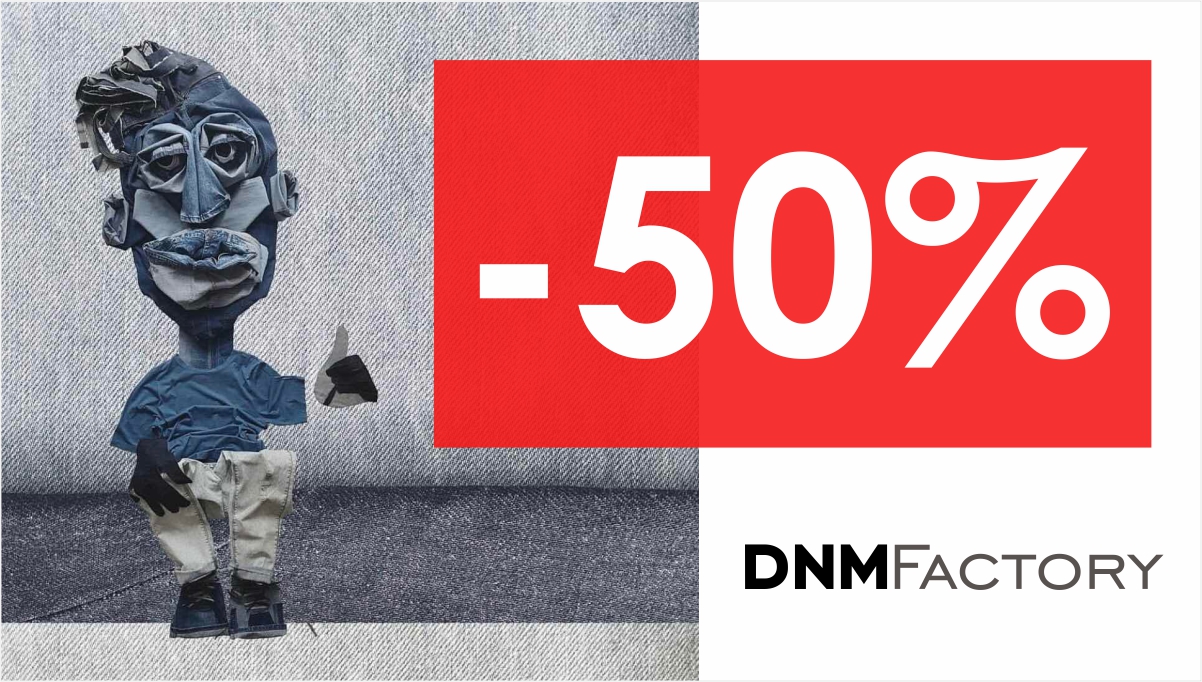 -50% на крутые джинсы в DNMFactory!