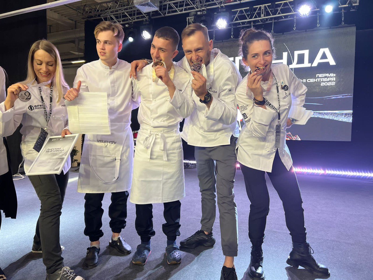 Калининградские повара заняли призовые места на всероссийской кулинарной олимпиаде