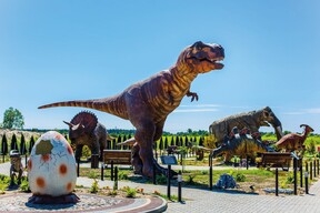 Эра динозавров: В Калининградской области открылся крупнейший динопарк